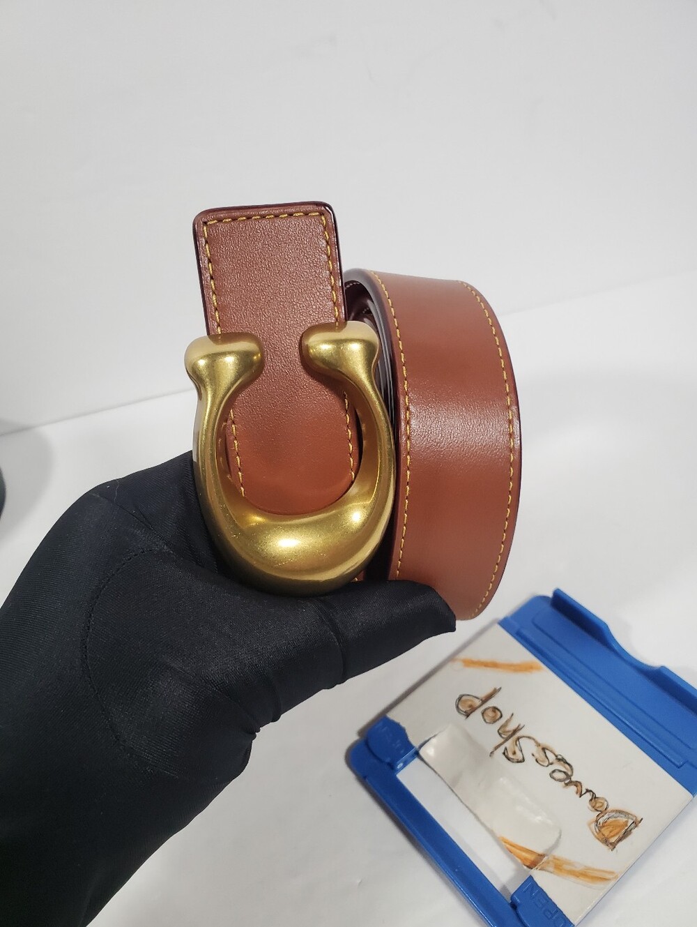 Coach C Hardware Reversible Belt, 32 Mm size S NWT